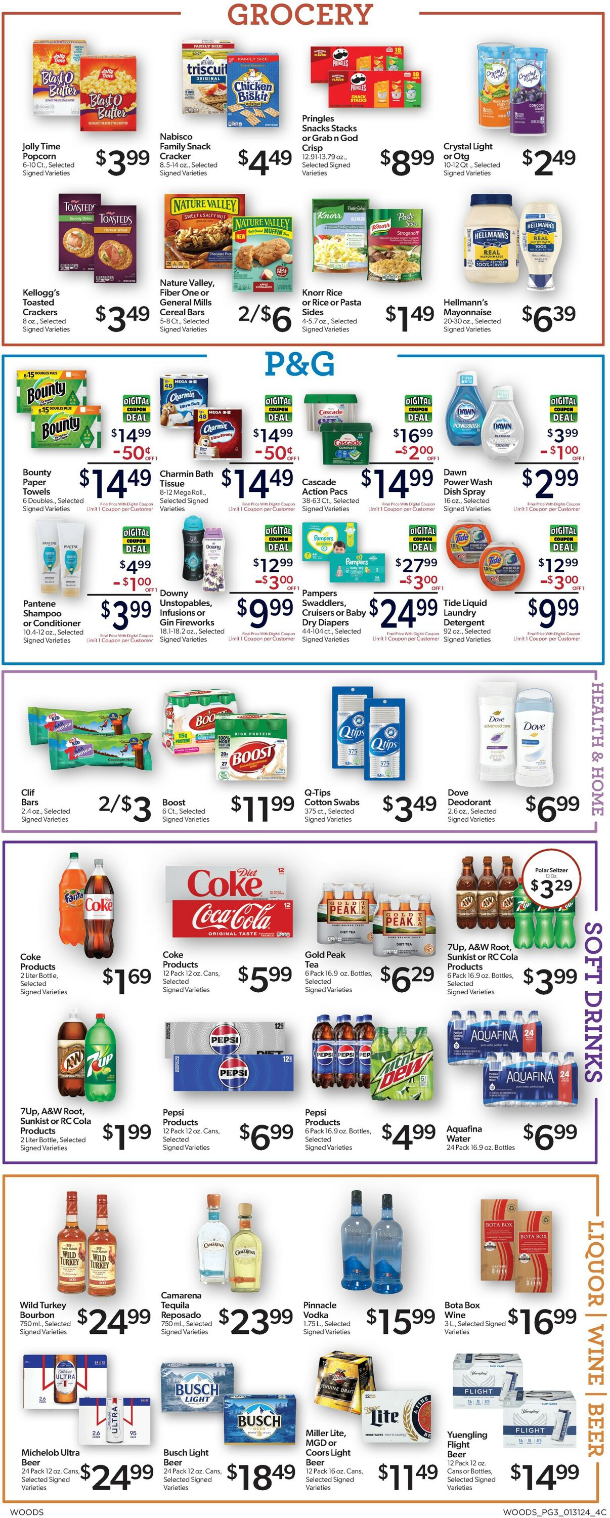 Woods Supermarket Weekly Ad Circular - valid 01/31-02/06/2024 (Page 3)