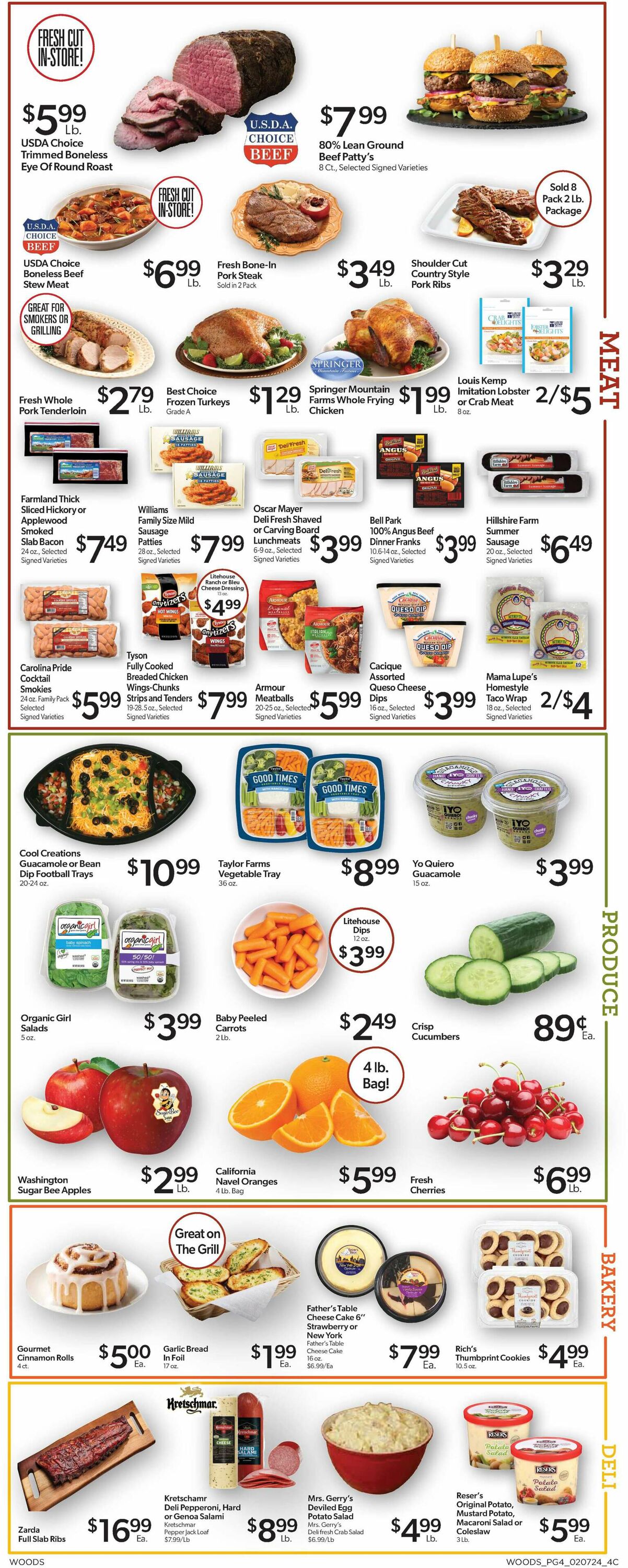 Woods Supermarket Weekly Ad Circular - valid 02/07-02/13/2024 (Page 4)