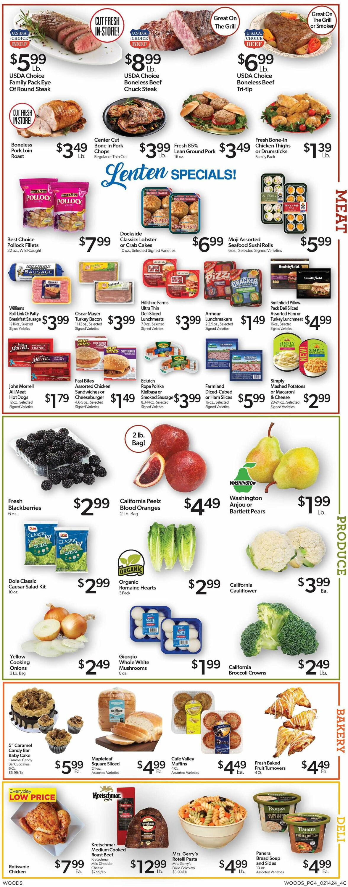 Woods Supermarket Weekly Ad Circular - valid 02/14-02/20/2024 (Page 4)