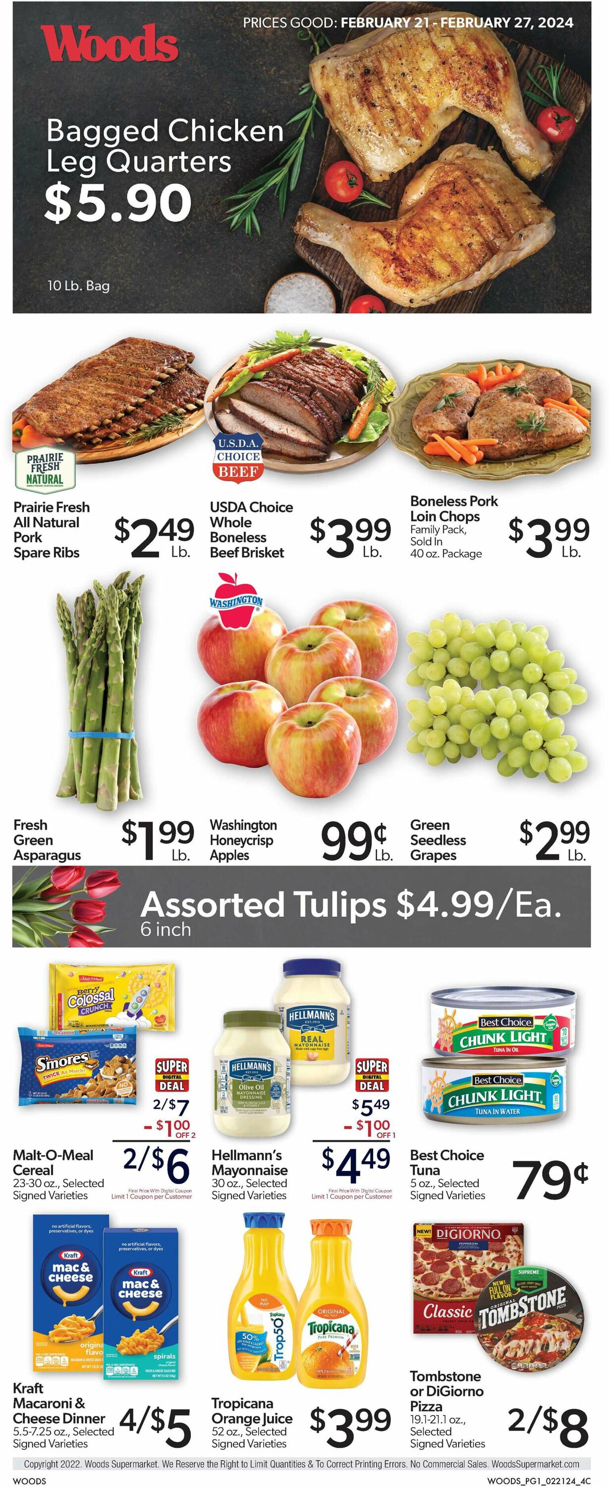 Woods Supermarket Weekly Ad Circular - valid 02/21-02/27/2024