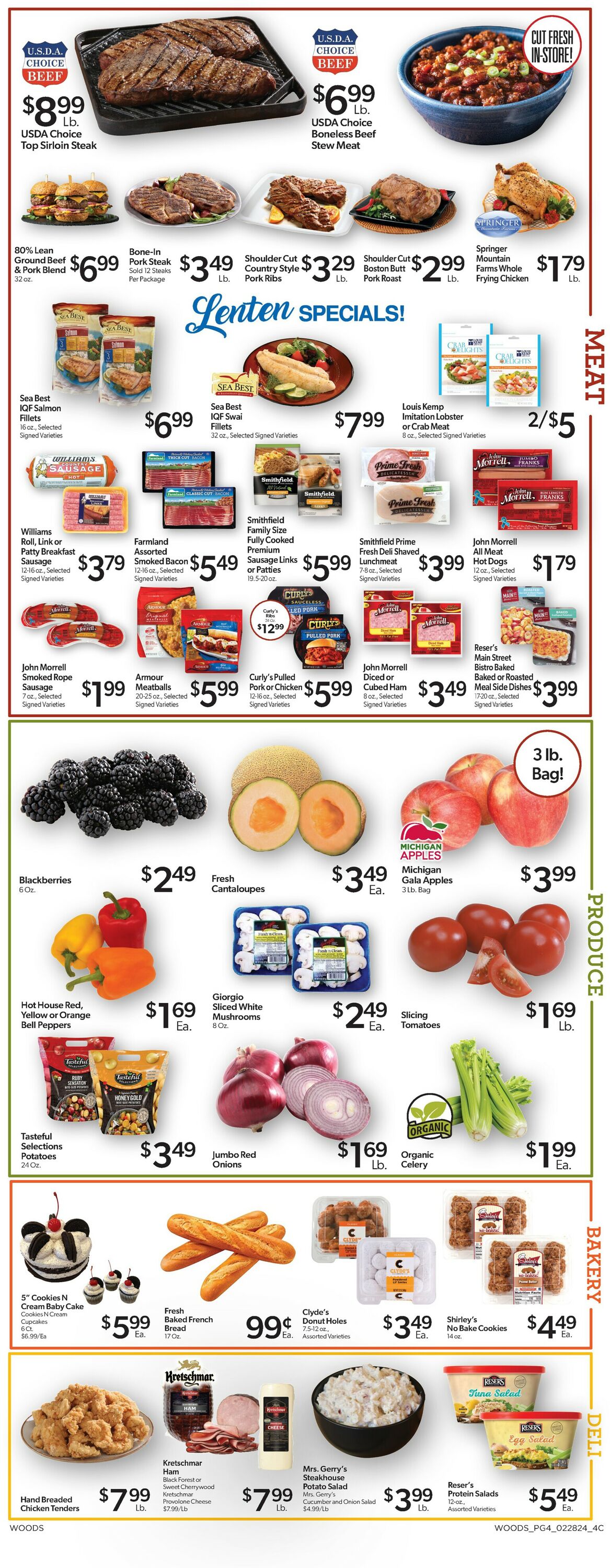 Woods Supermarket Weekly Ad Circular - valid 02/28-03/05/2024 (Page 4)