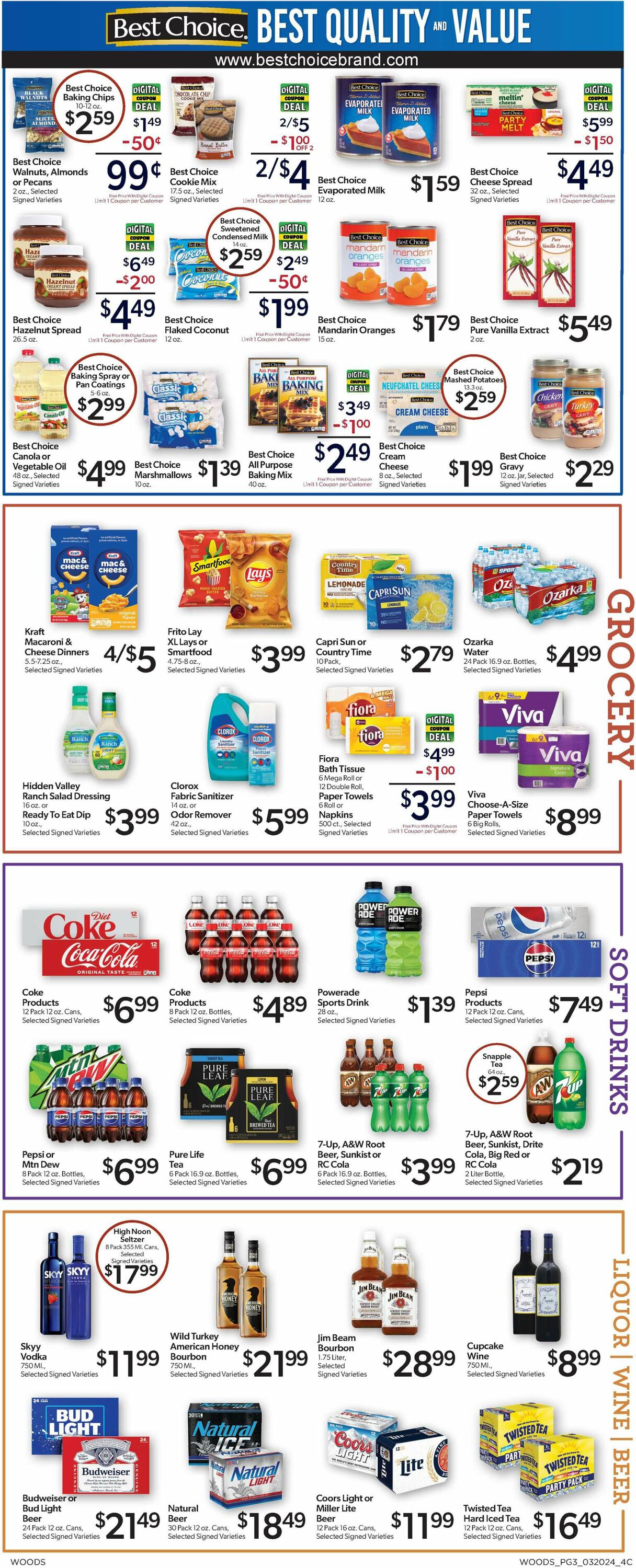 Woods Supermarket Weekly Ad Circular - valid 03/20-03/26/2024 (Page 3)