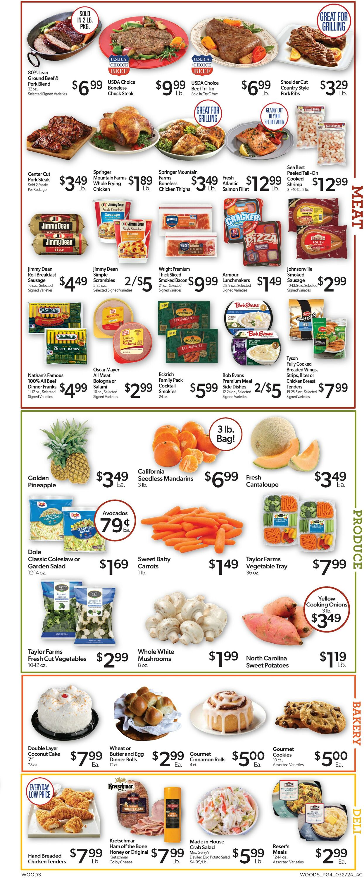 Woods Supermarket Weekly Ad Circular - valid 03/27-04/02/2024 (Page 4)