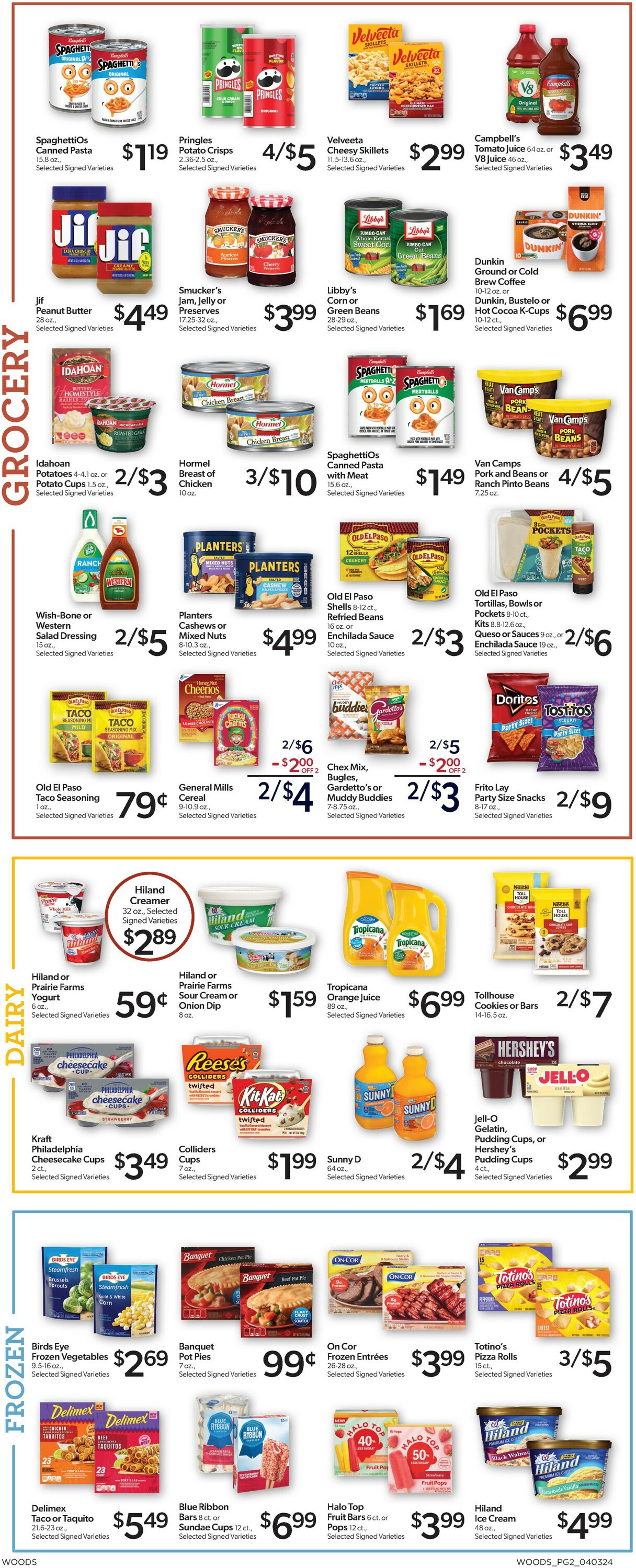 Woods Supermarket Weekly Ad Circular - valid 04/03-04/09/2024 (Page 2)