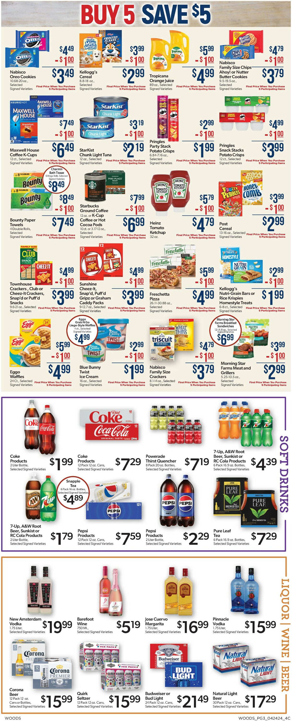 Woods Supermarket Weekly Ad Circular - valid 04/24-04/30/2024 (Page 3)