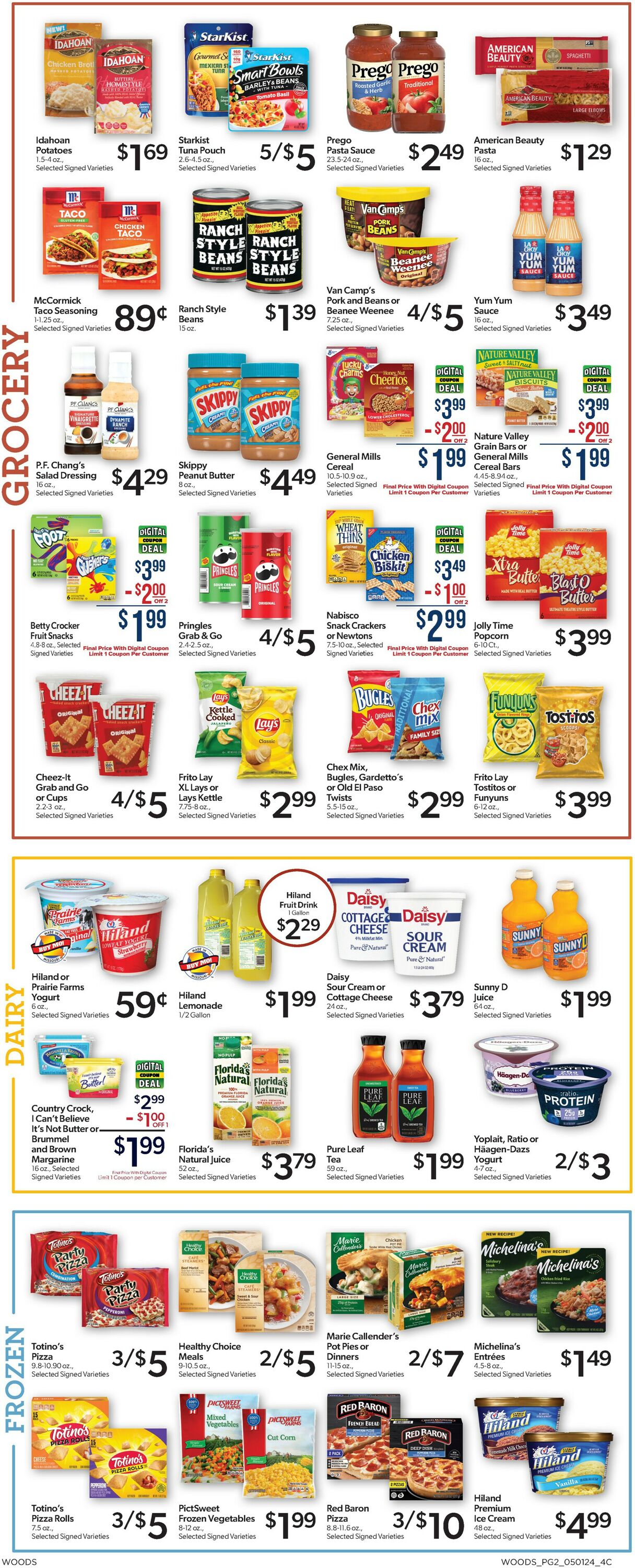 Woods Supermarket Weekly Ad Circular - valid 05/01-05/07/2024 (Page 2)