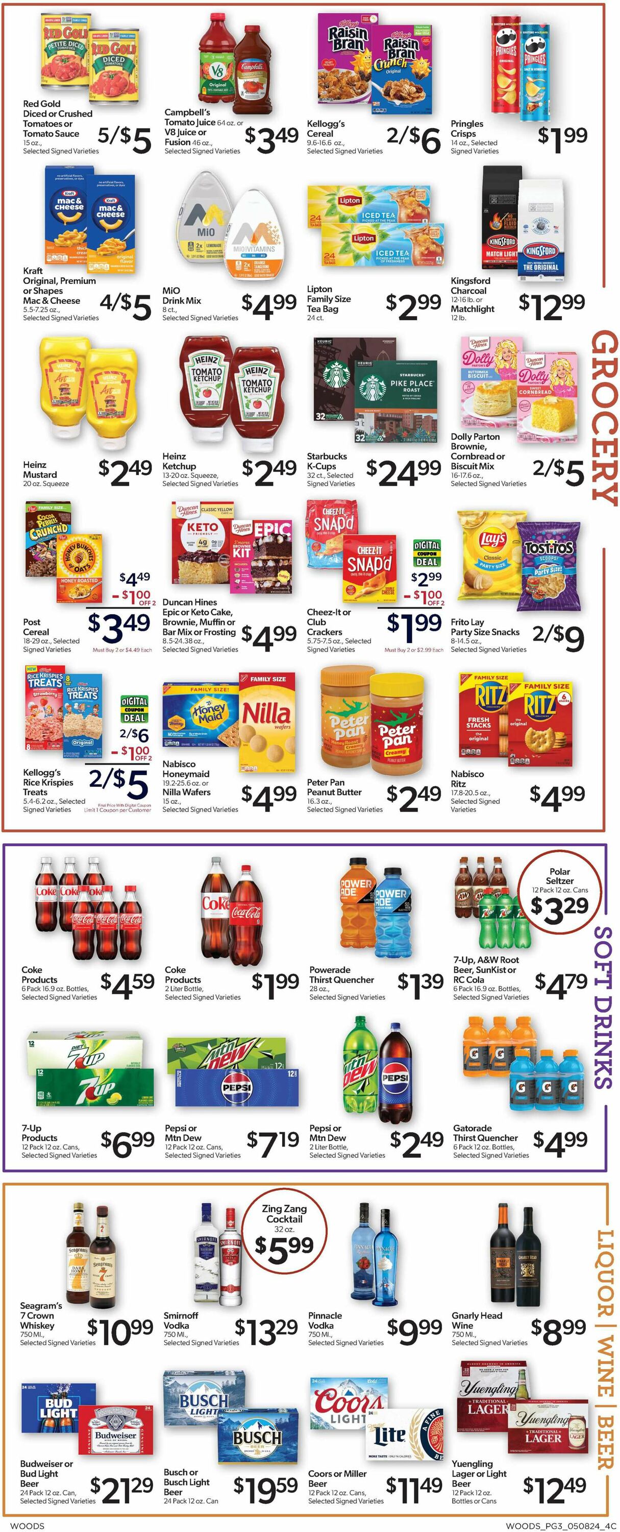 Woods Supermarket Weekly Ad Circular - valid 05/08-05/14/2024 (Page 3)
