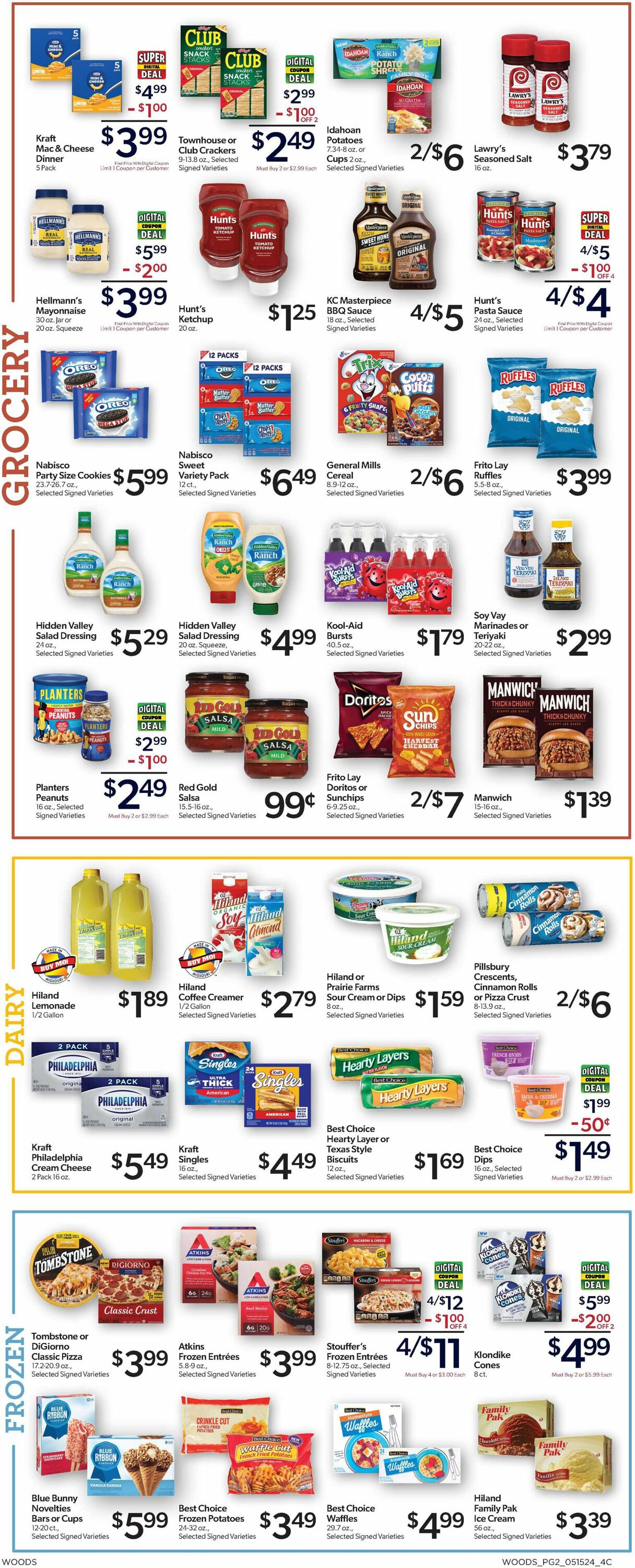 Woods Supermarket Weekly Ad Circular - valid 05/15-05/21/2024 (Page 2)
