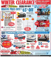 ABC Warehouse Winter Clearance 2021