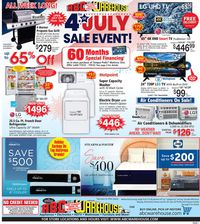 ABC Warehouse - 4th of July Sale