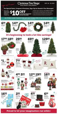 Christmas Tree Shops CYBER MONDAY 2021