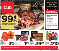 Cub Foods - New Year's Ad 2019/2020