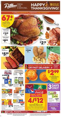 Dillons - Thanksgiving Ad 2019