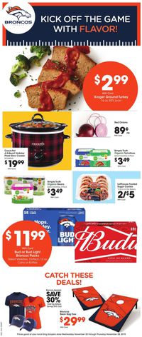 King Soopers - Thankgiving Ad 2019