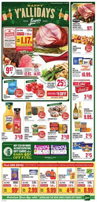 Lowes Foods - Holidays Ad 2019