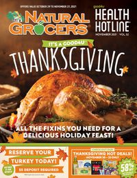 Natural Grocers THANKSGIVING 2021
