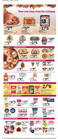 Stop and Shop - Thanksgiving Ad 2019