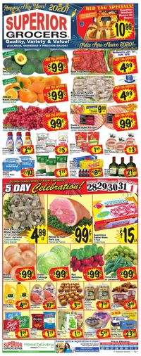 Superior Grocers - New Year's Ad 2019/2020