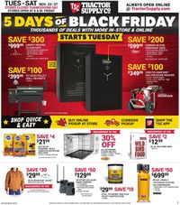 Tractor Supply BLACK FRIDAY AD 2021