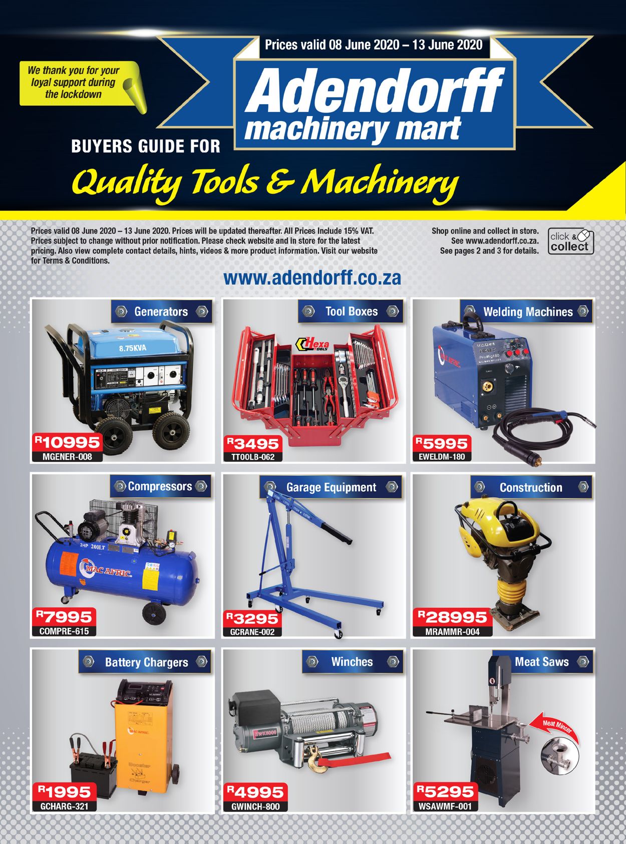 Adendorff Machinery Mart Catalogue - 2020/06/08-2020/06/13
