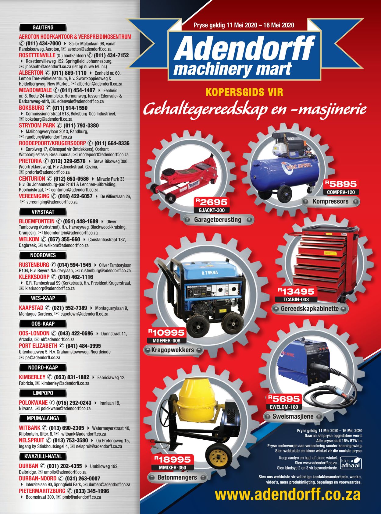 Adendorff Machinery Mart Catalogue - 2020/06/11-2020/06/16