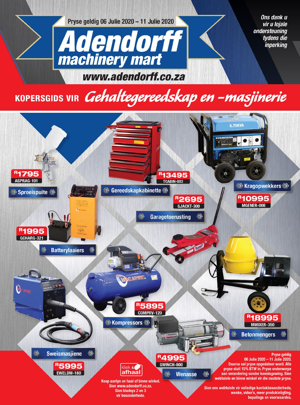 Adendorff Machinery Mart Catalogue - 2020/07/06-2020/07/11
