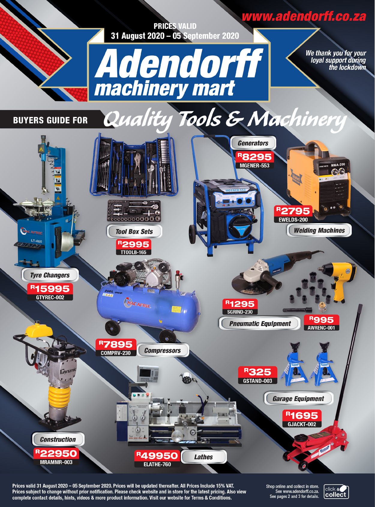 Adendorff Machinery Mart Catalogue - 2020/08/31-2020/09/05