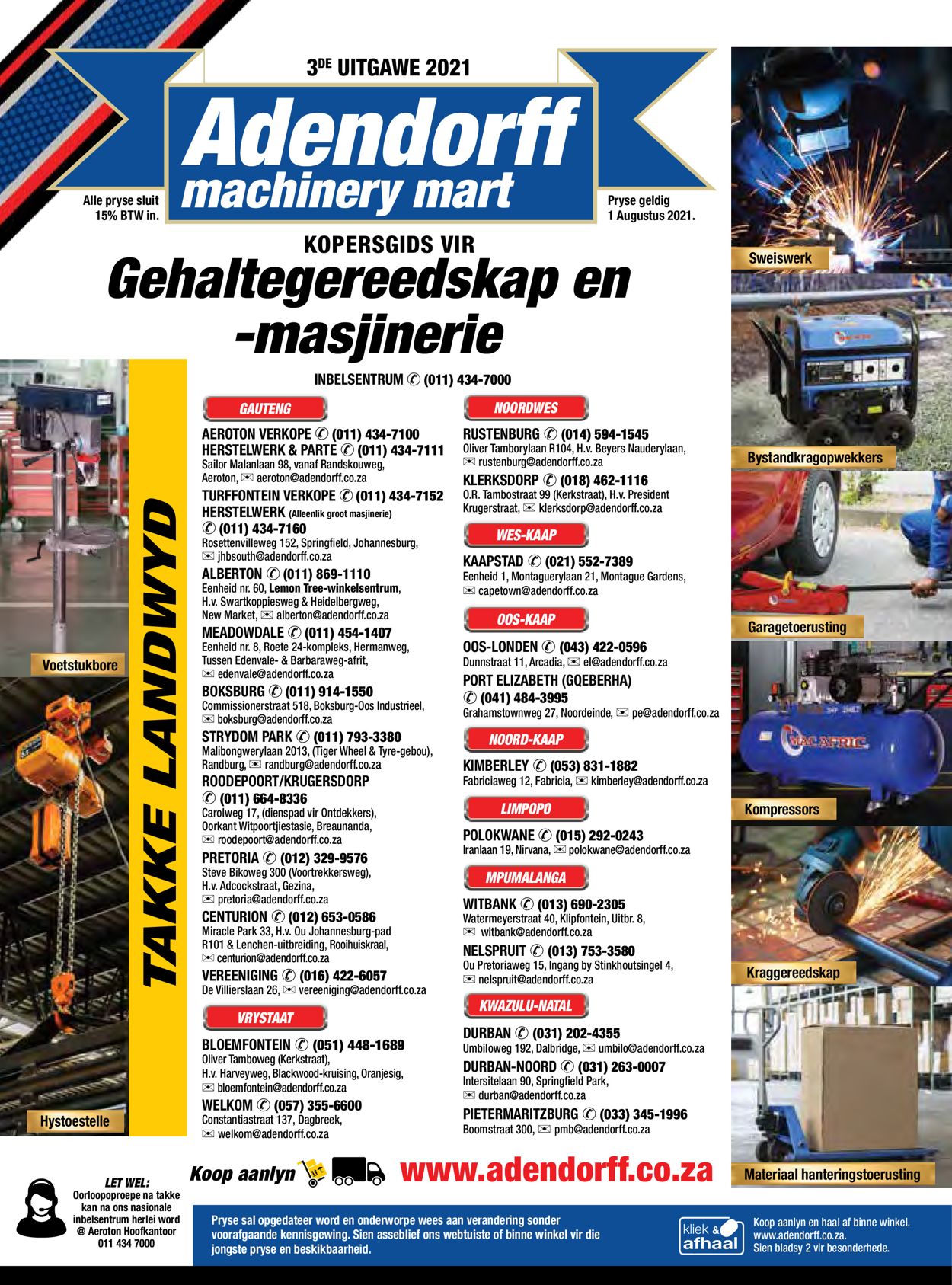 Adendorff Machinery Mart Catalogue - 2021/07/06-2021/07/31