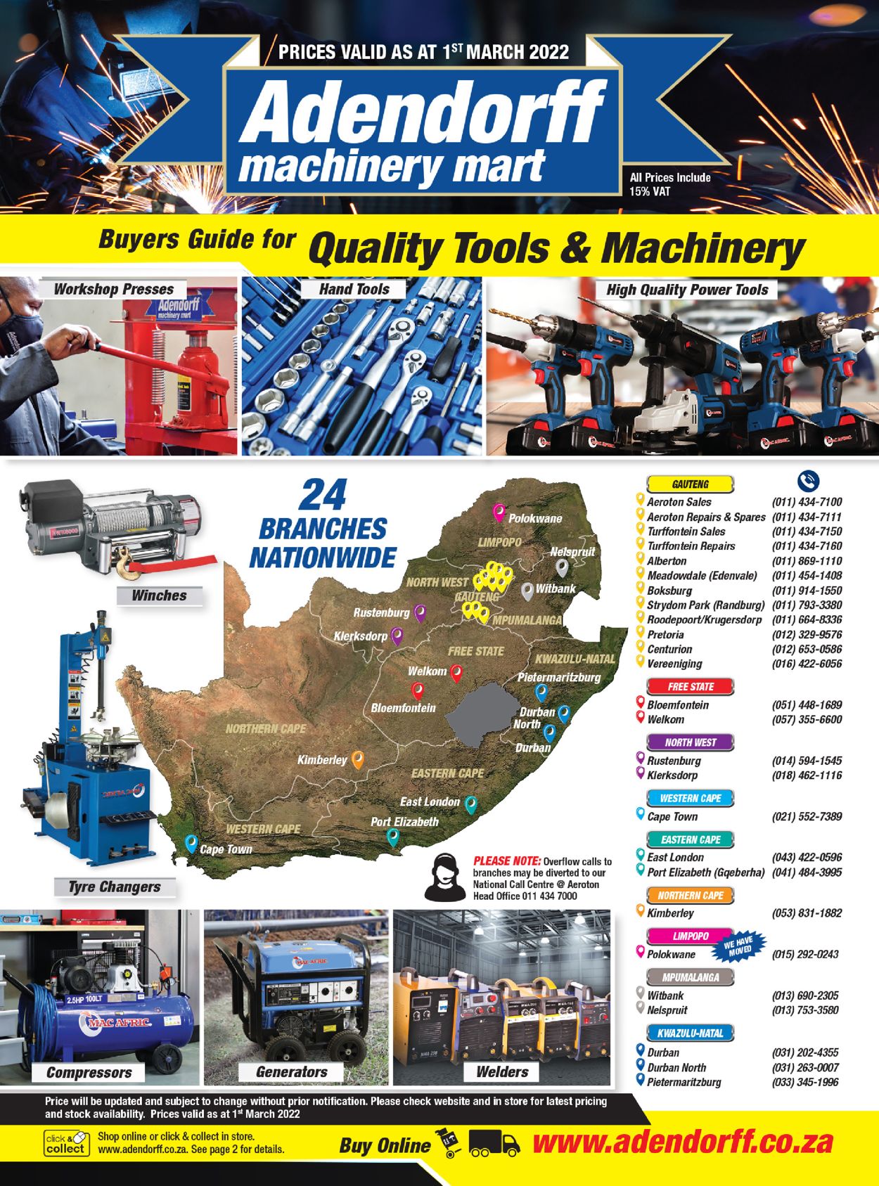 Adendorff Machinery Mart Catalogue - 2022/01/31-2022/03/01
