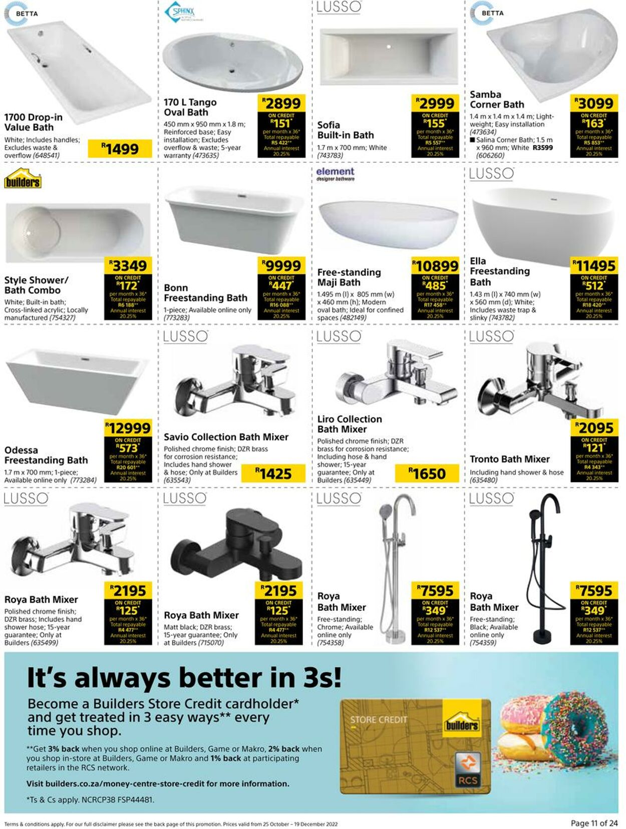 Builders Warehouse Catalogue - 2022/10/25-2022/12/19 (Page 11)