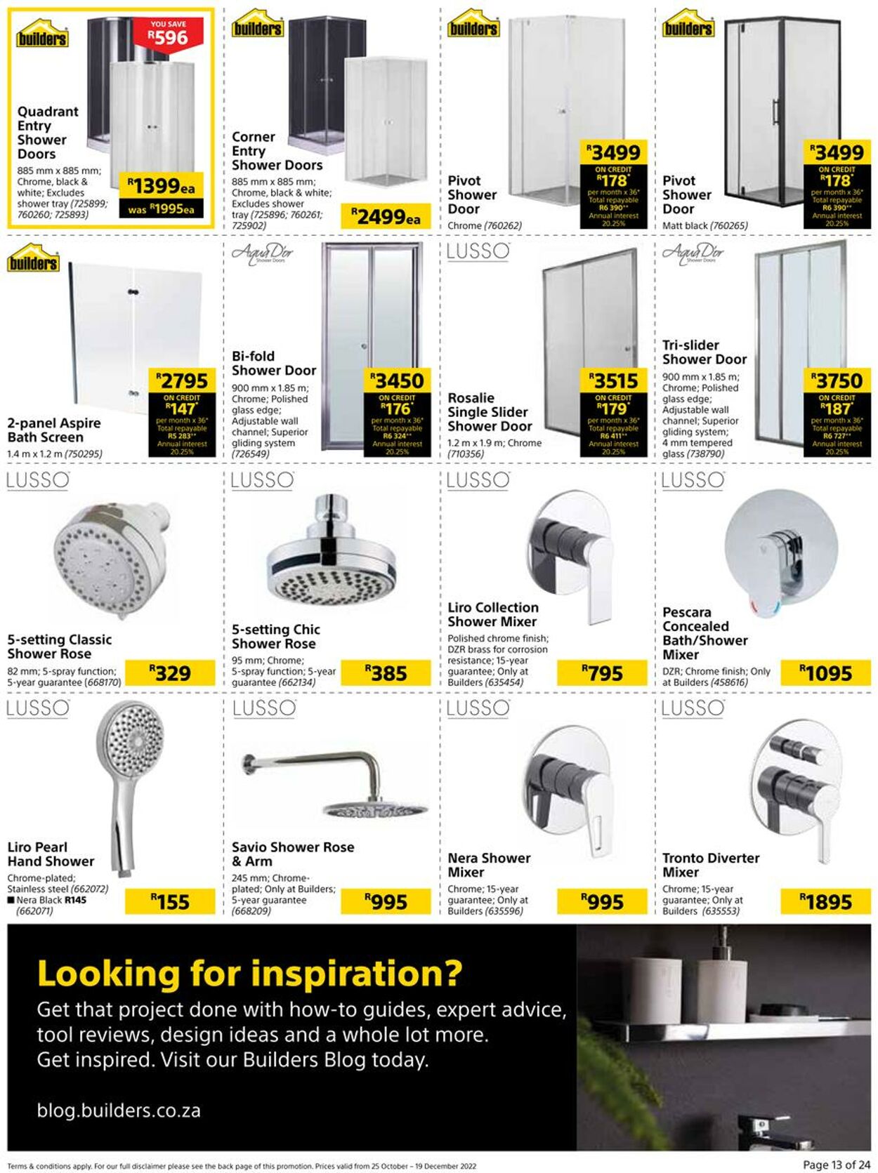 Builders Warehouse Catalogue - 2022/10/25-2022/12/19 (Page 13)