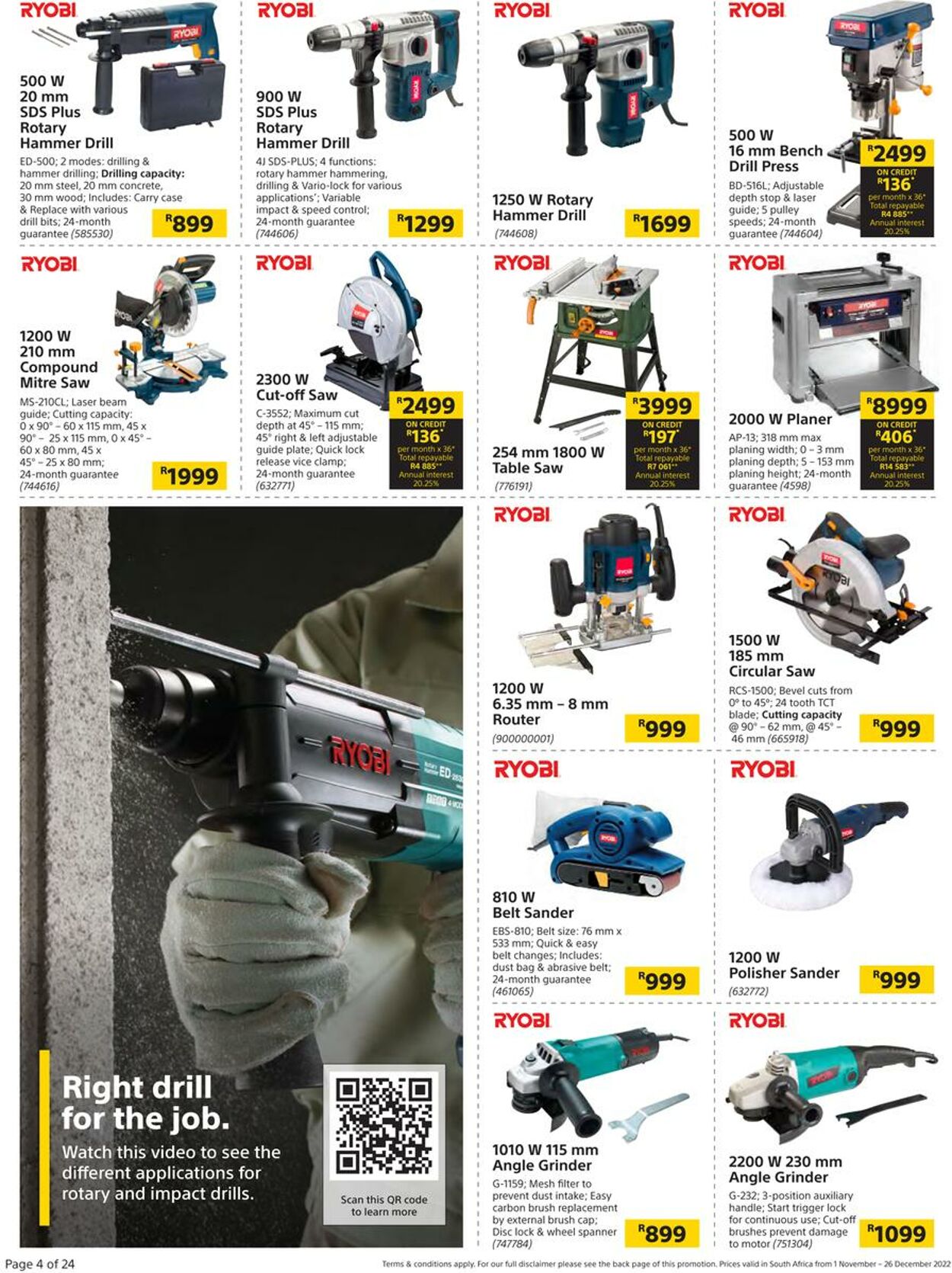 Builders Warehouse Catalogue - 2022/11/01-2022/12/26 (Page 4)