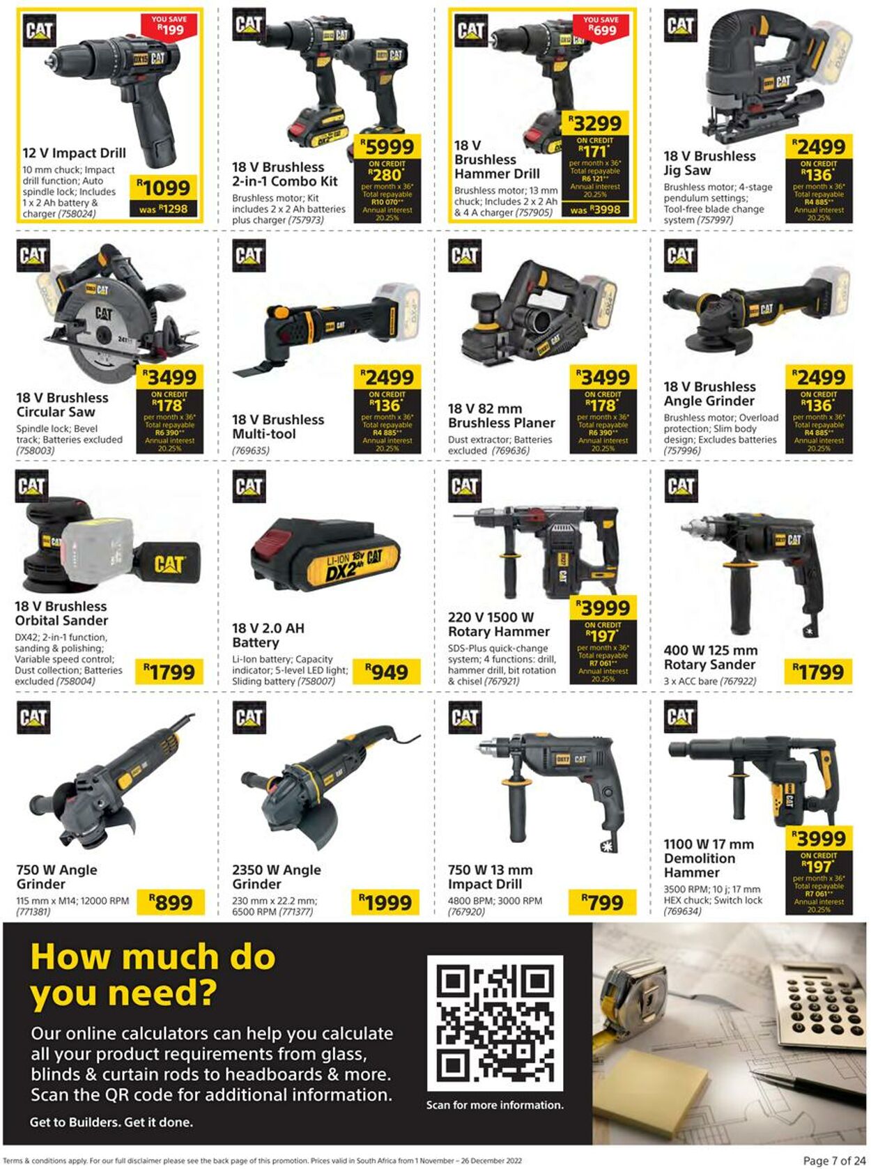 Builders Warehouse Catalogue - 2022/11/01-2022/12/26 (Page 7)