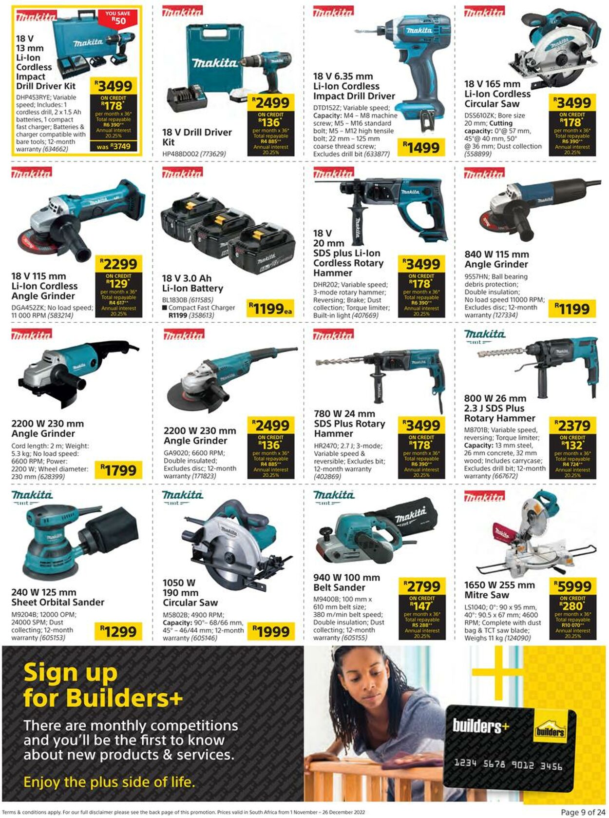 Builders Warehouse Catalogue - 2022/11/01-2022/12/26 (Page 9)