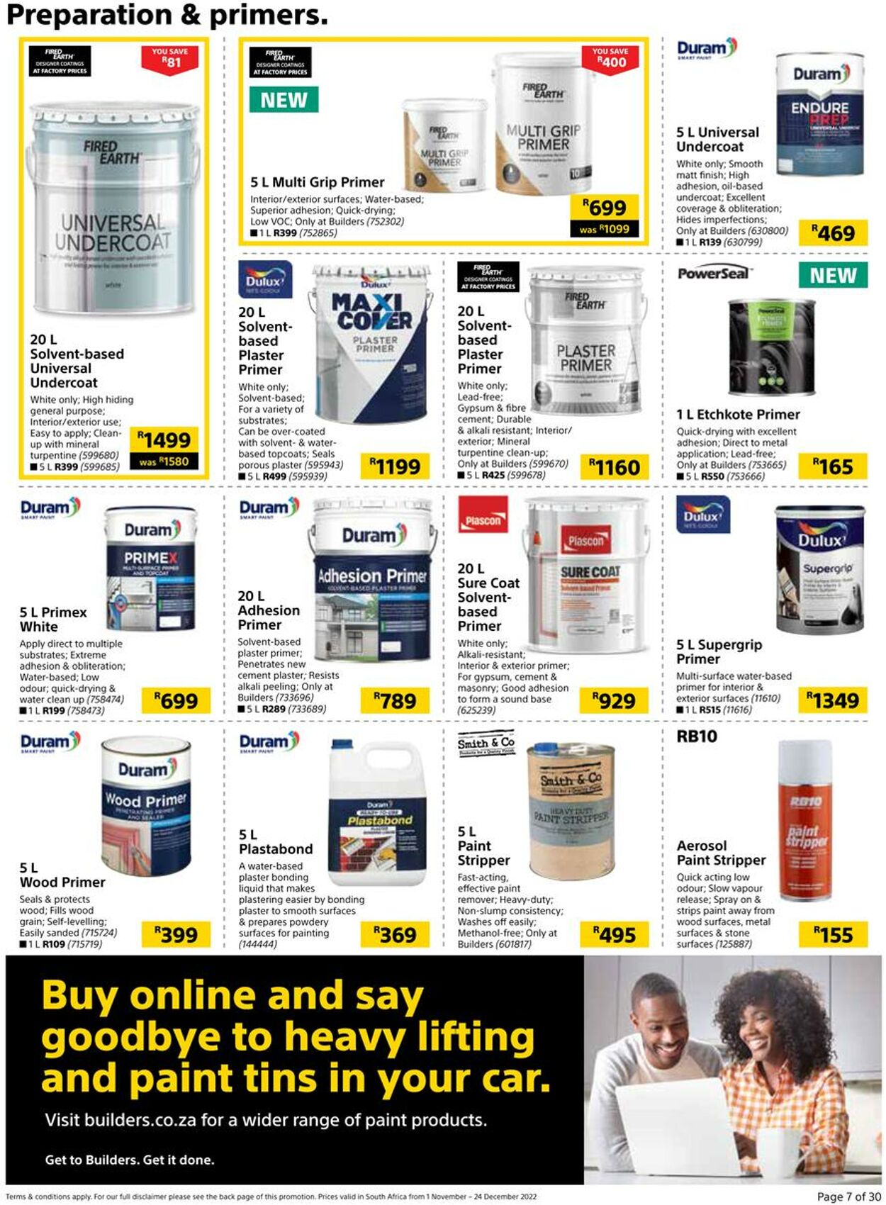 Builders Warehouse Catalogue - 2022/11/01-2022/12/24 (Page 7)