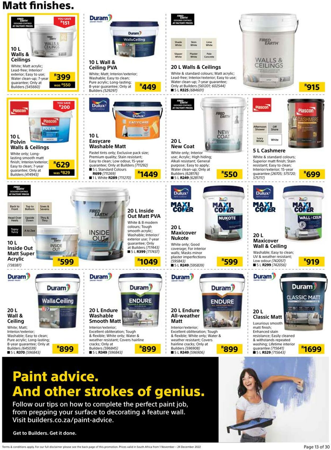 Builders Warehouse Catalogue - 2022/11/01-2022/12/24 (Page 13)