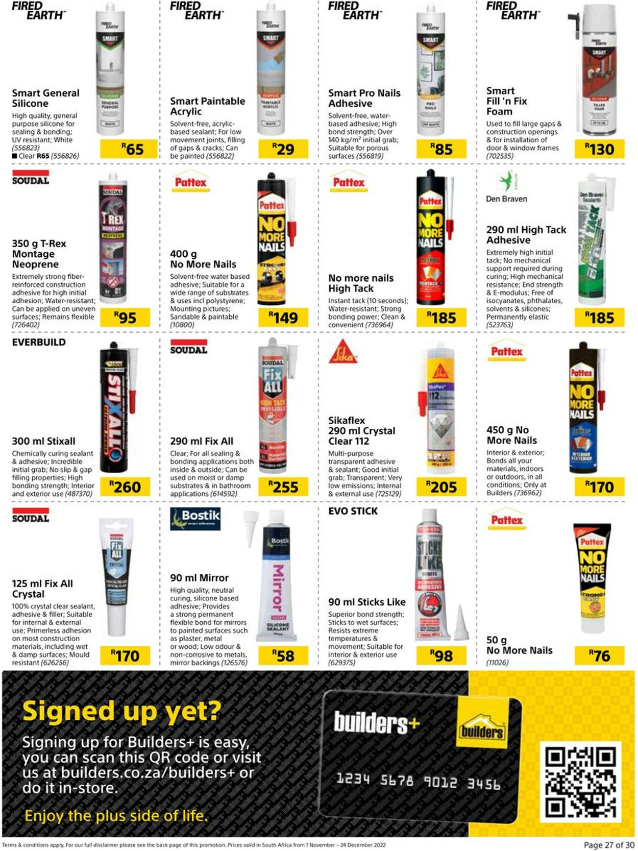 Builders Warehouse Catalogue - 2022/11/01-2022/12/24 (Page 27)