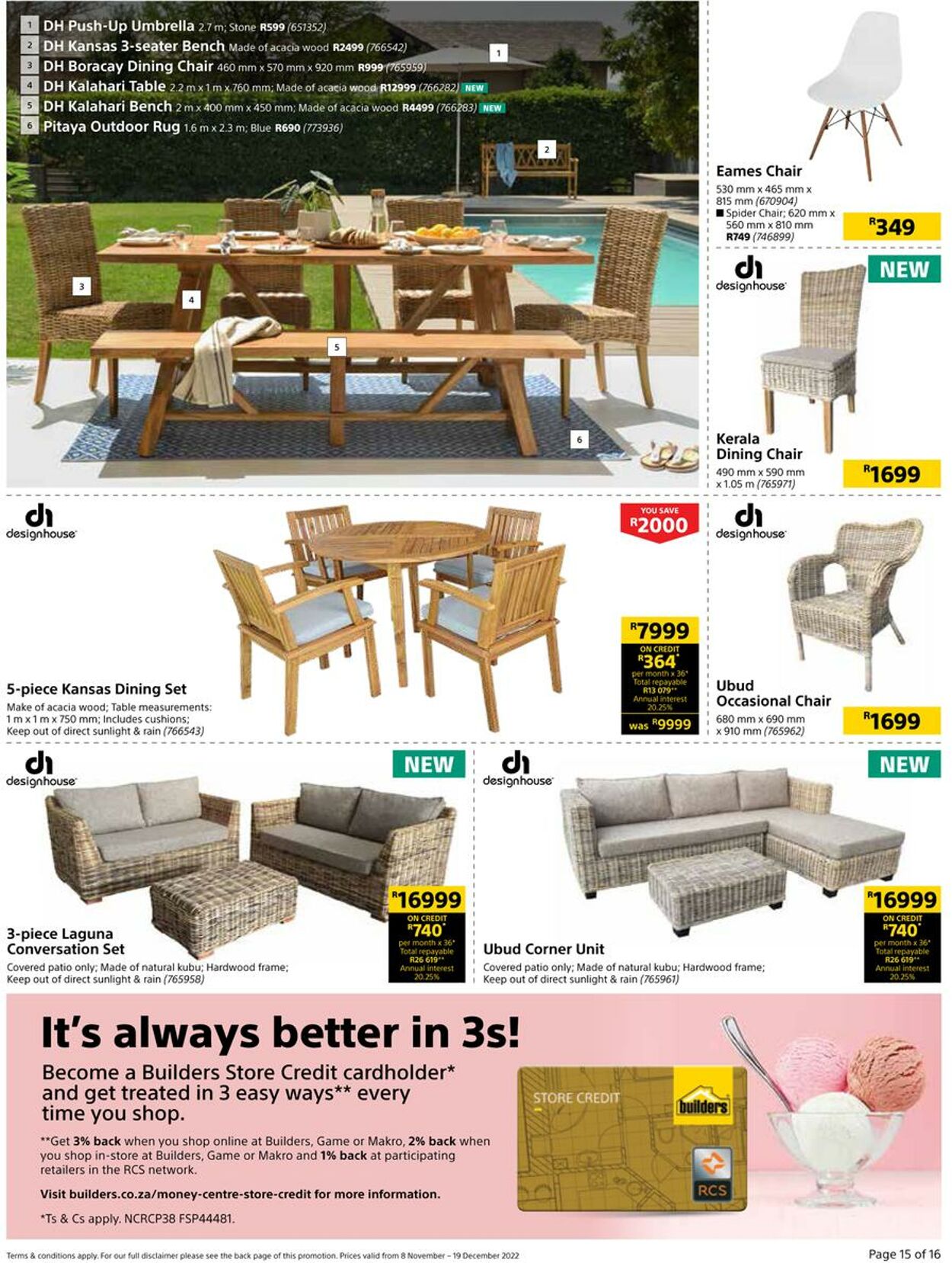 Builders Warehouse Catalogue - 2022/11/08-2022/12/19 (Page 15)