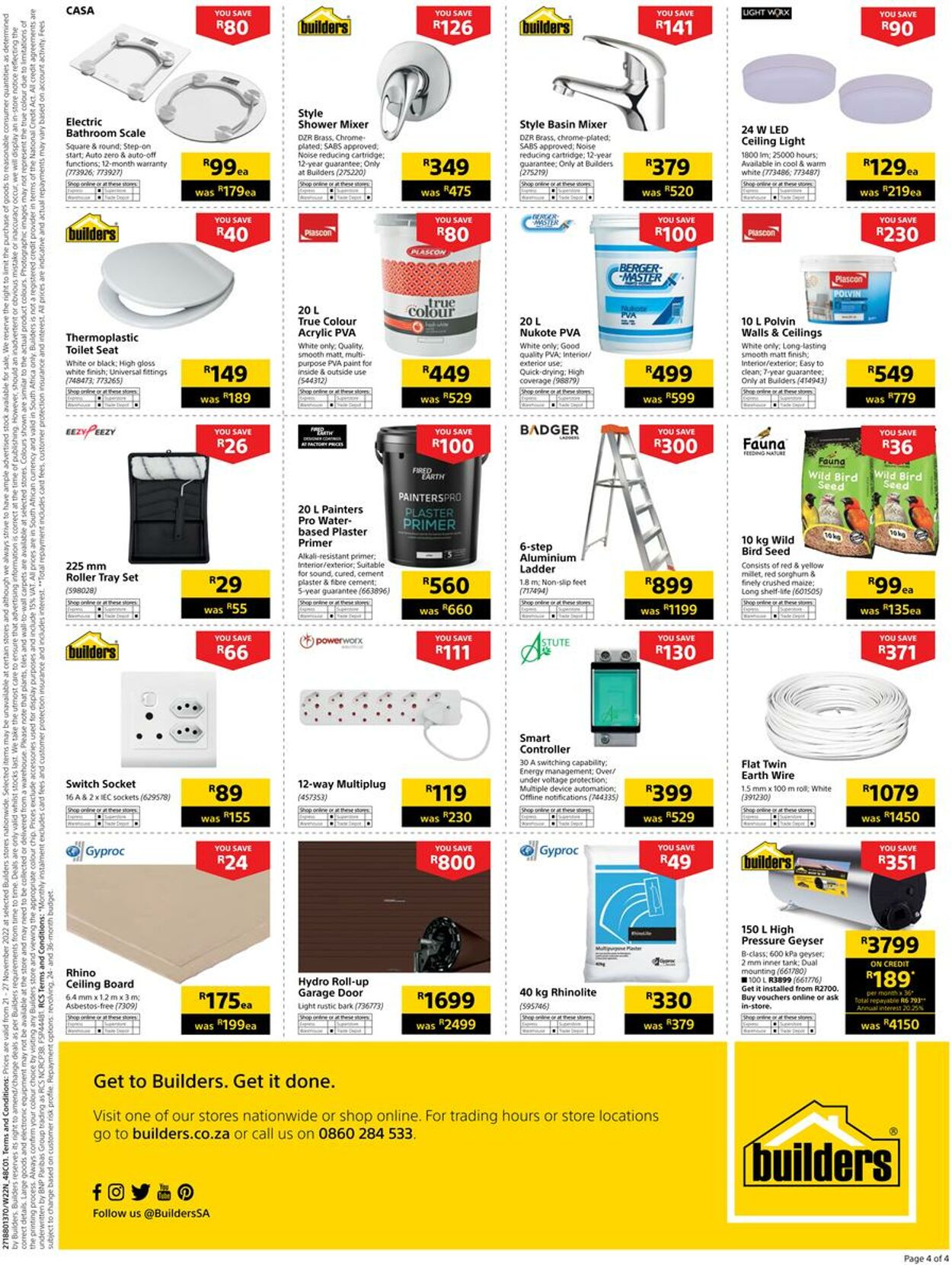 Builders Warehouse Catalogue - 2022/11/21-2022/11/27 (Page 4)