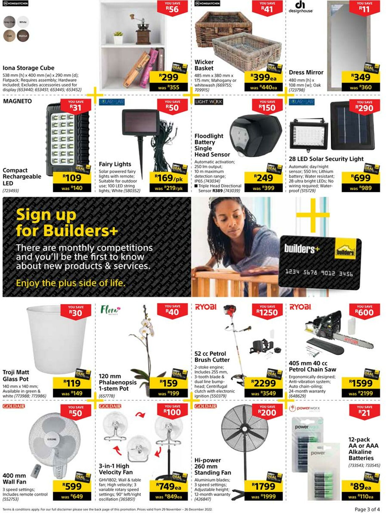Builders Warehouse Catalogue - 2022/11/29-2022/12/26 (Page 3)