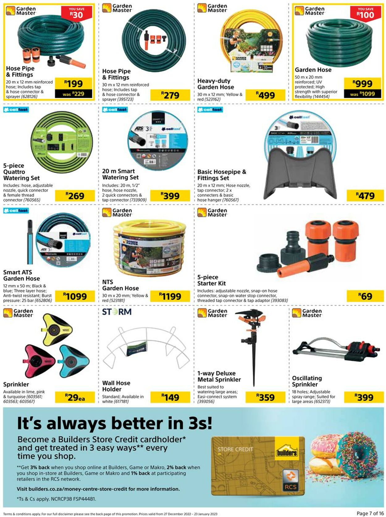 Builders Warehouse Catalogue - 2022/12/27-2023/01/23 (Page 7)