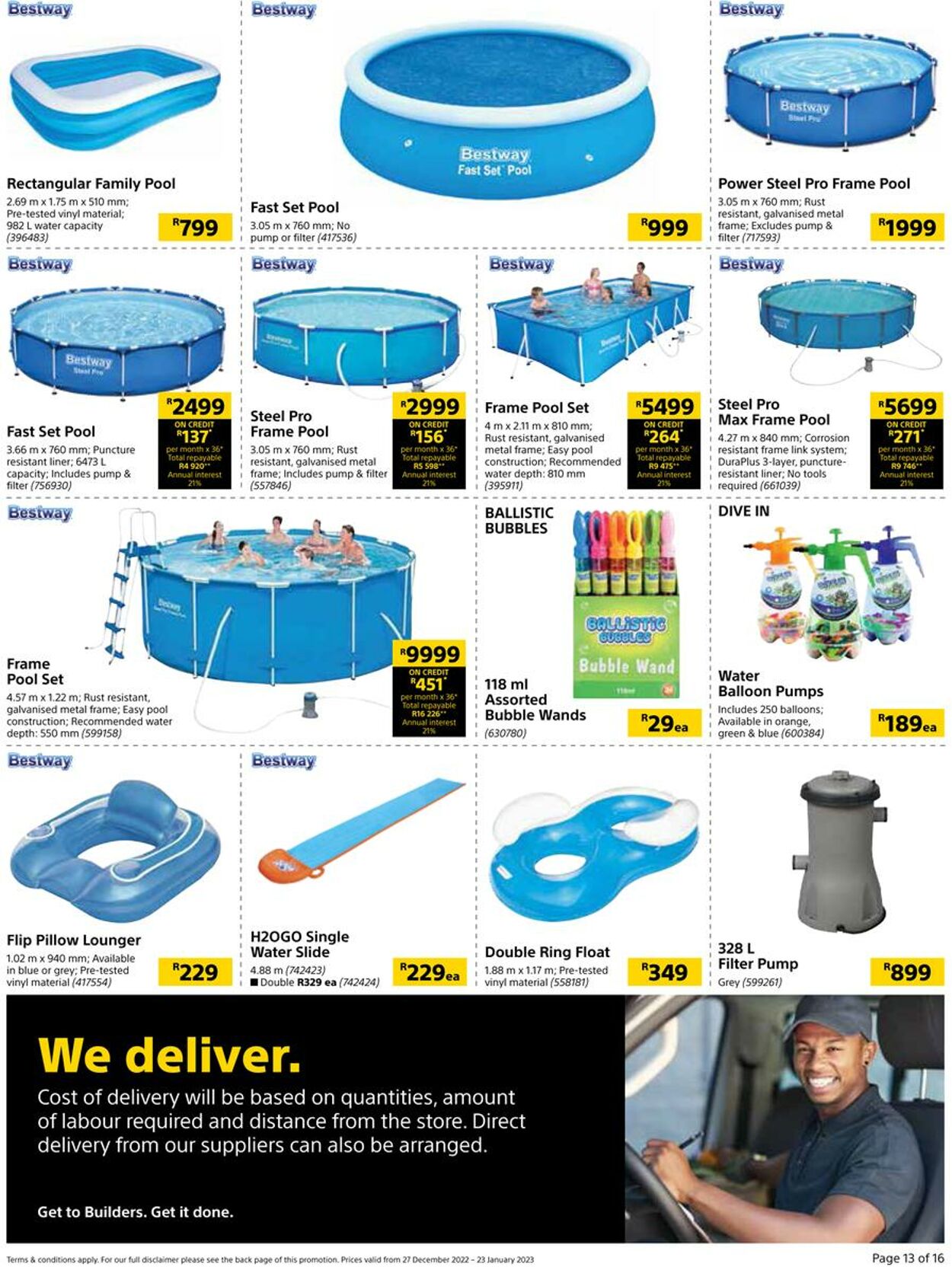 Builders Warehouse Catalogue - 2022/12/27-2023/01/23 (Page 13)
