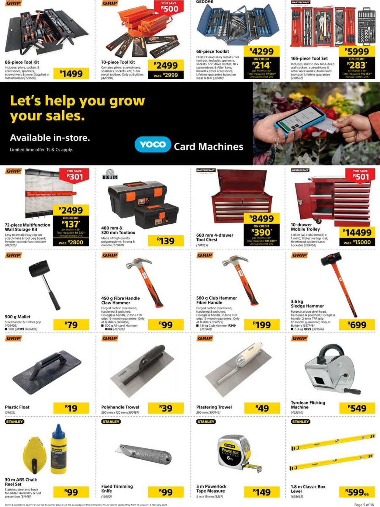 Builders Warehouse Catalogue - 2023/01/10-2023/02/06 (Page 5)