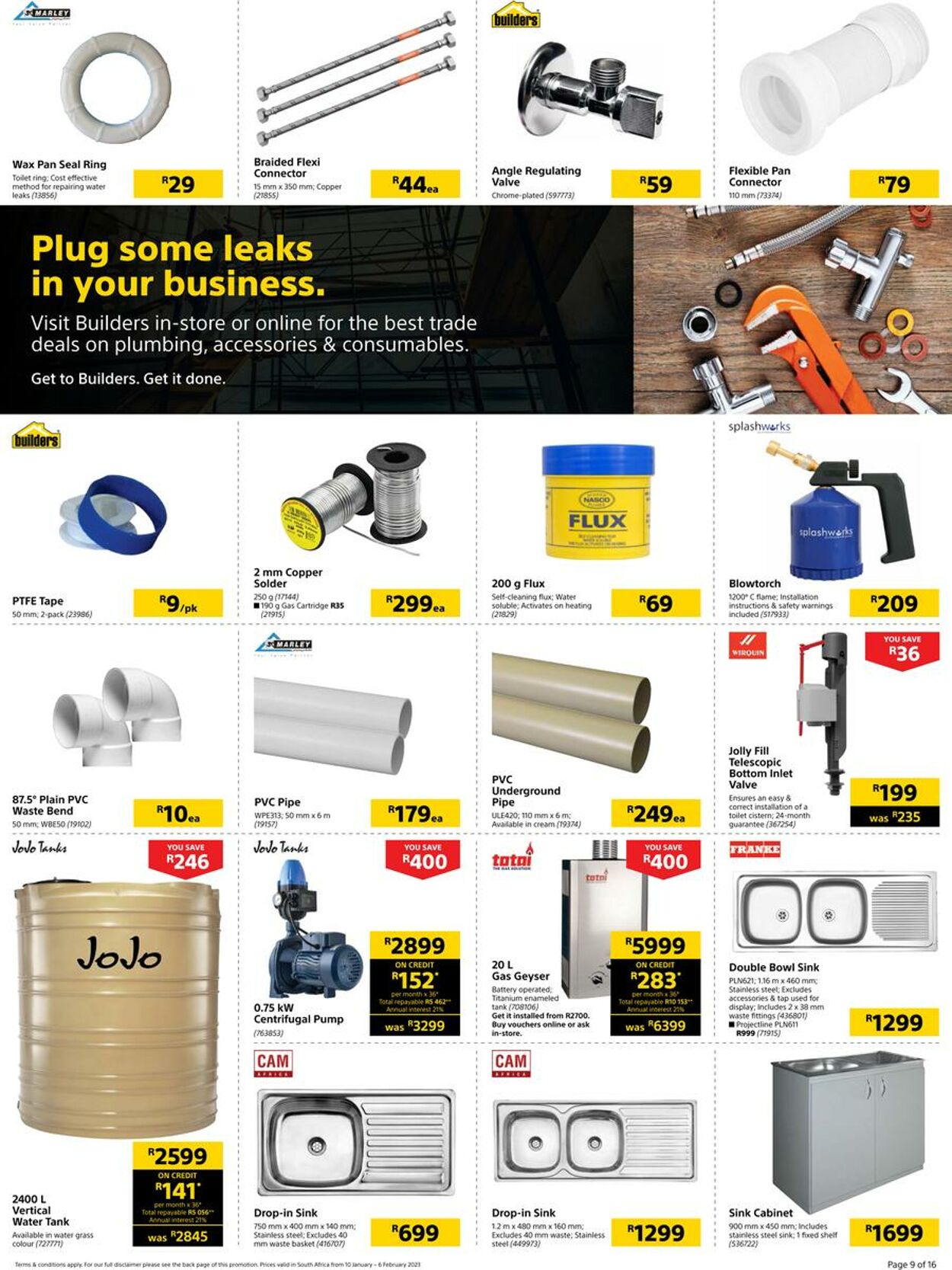 Builders Warehouse Catalogue - 2023/01/10-2023/02/06 (Page 9)
