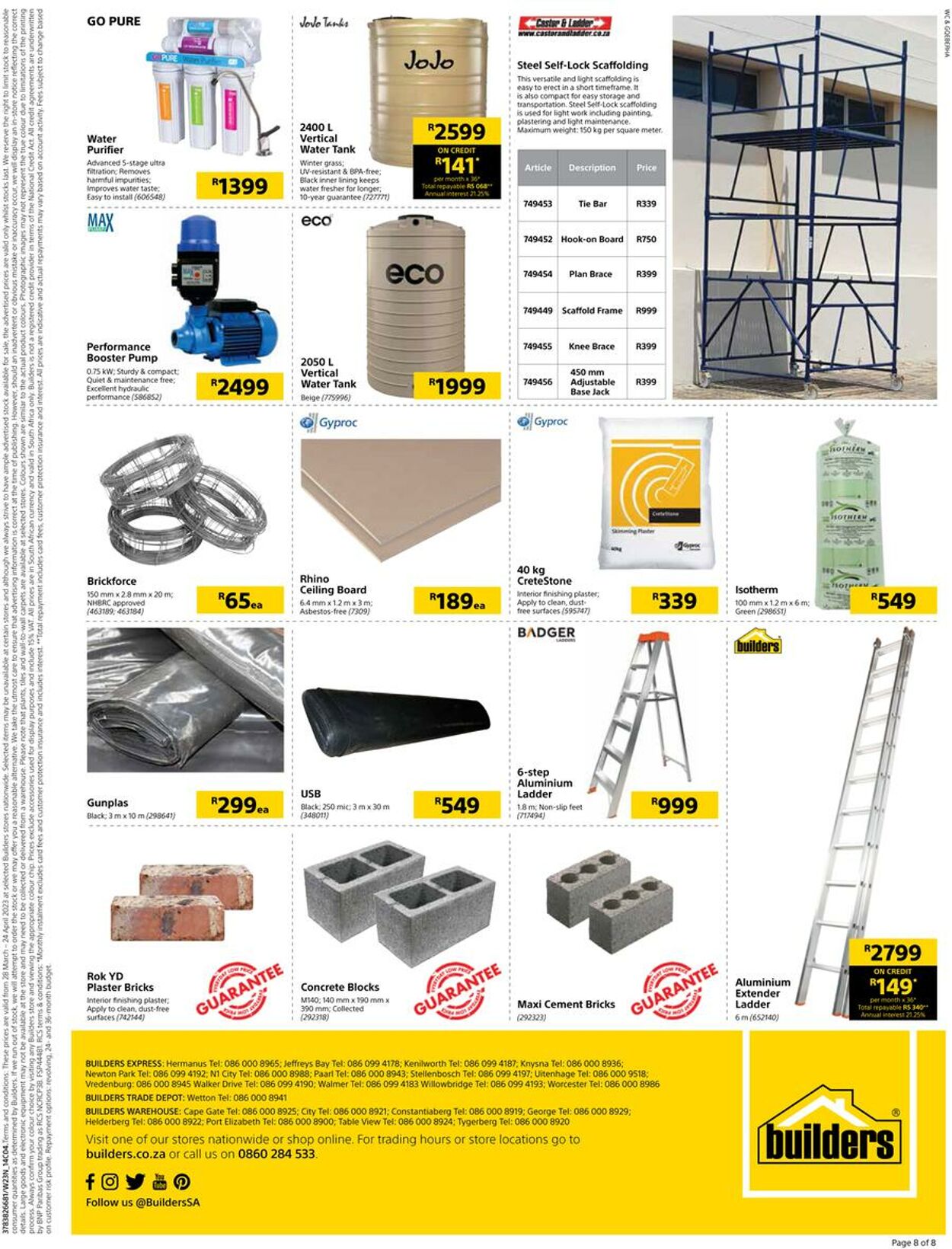 Builders Warehouse Catalogue - 2023/03/28-2023/04/24 (Page 8)
