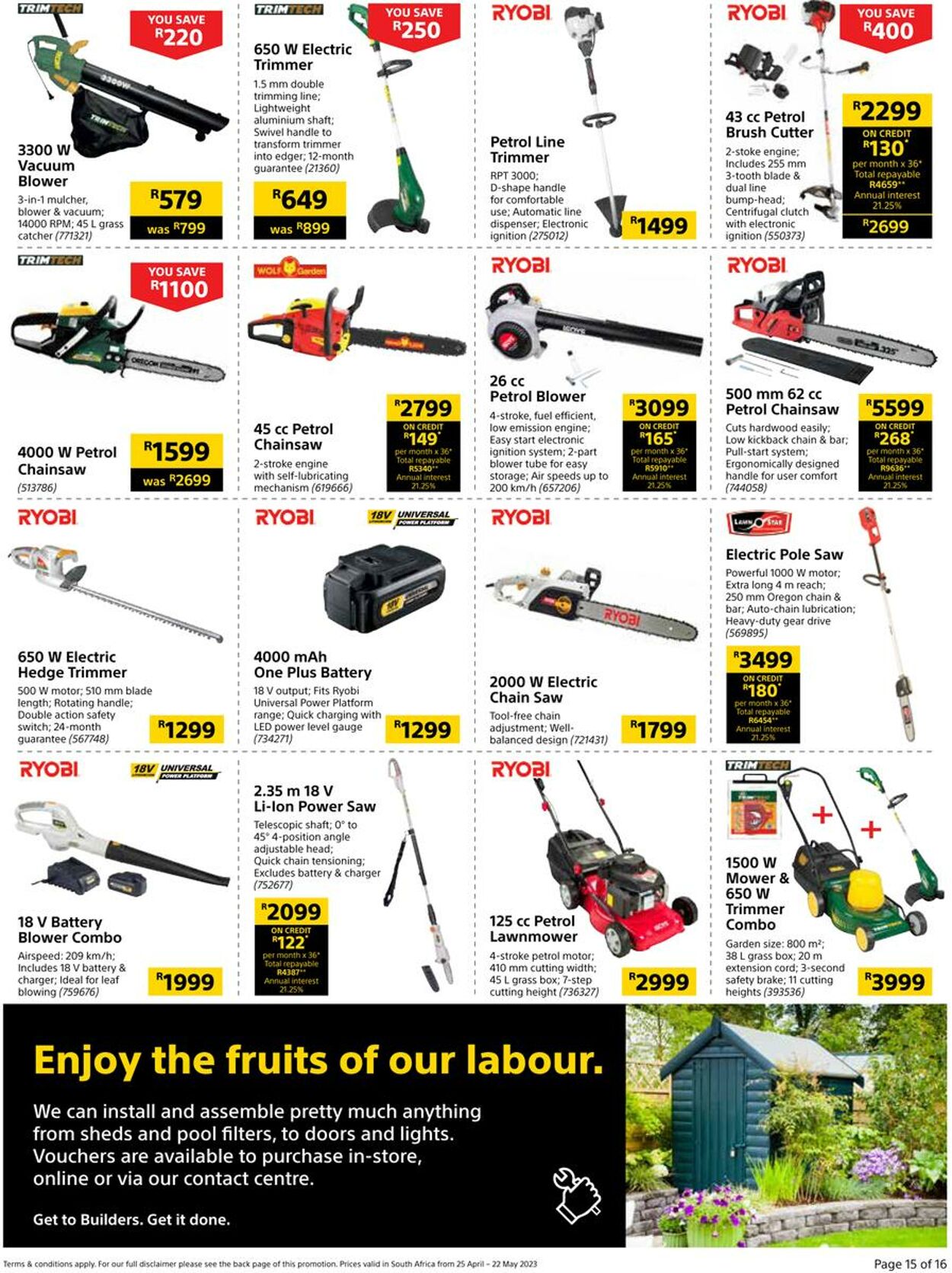 Builders Warehouse Catalogue - 2023/04/25-2023/05/22 (Page 15)