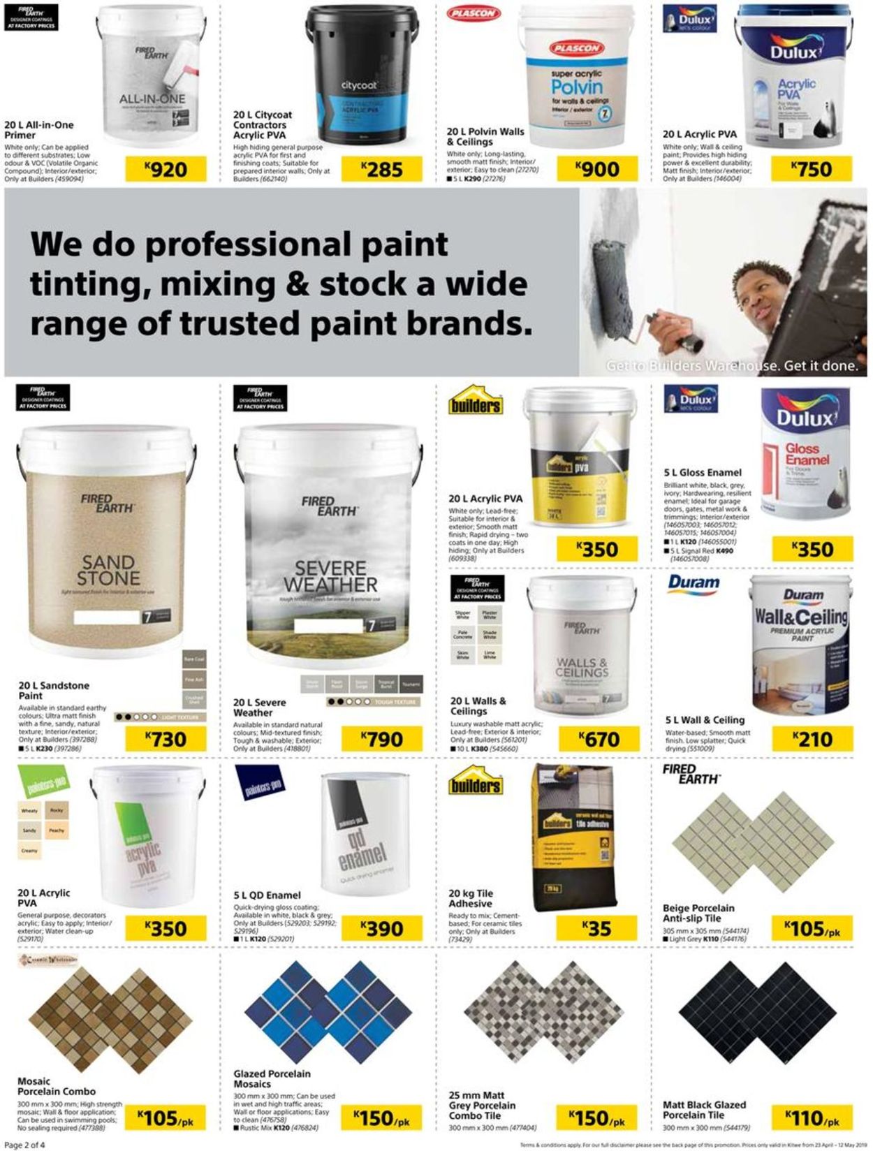 Builders Warehouse - Kitwe Catalogue - 2019/04/23-2019/05/12 (Page 2)