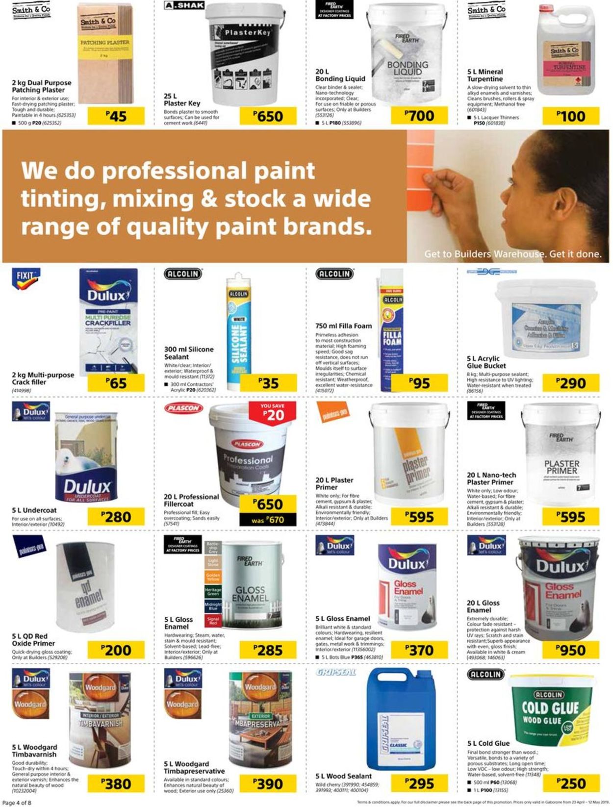 Builders Warehouse - Gaborone Catalogue - 2019/04/23-2019/05/12 (Page 4)