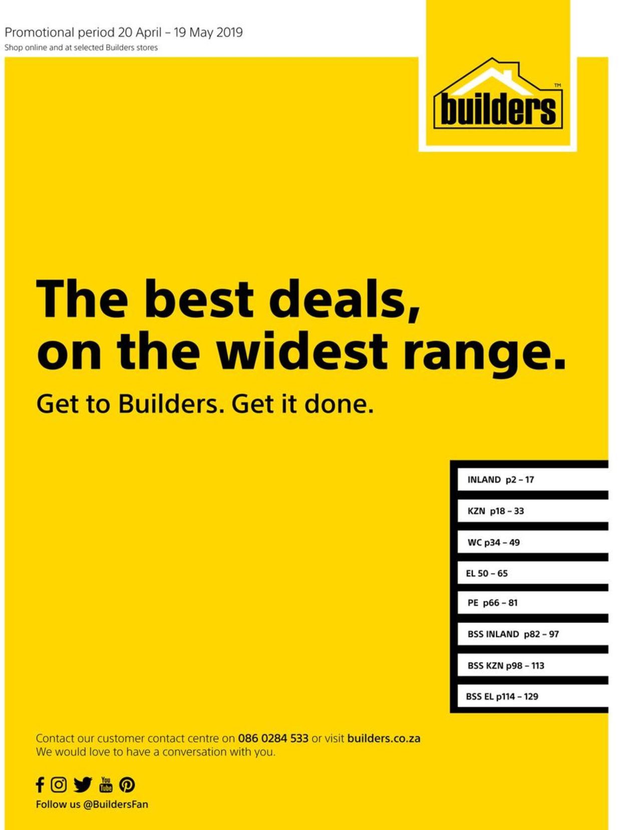 Builders Warehouse Catalogue - 2019/04/20-2019/05/19