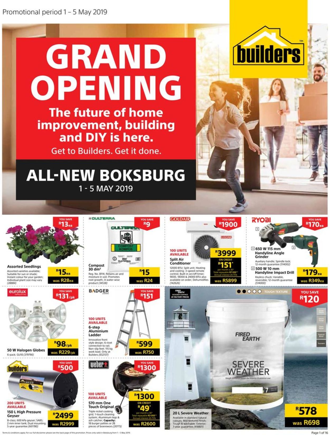 Builders Warehouse Catalogue - 2019/05/01-2019/05/05